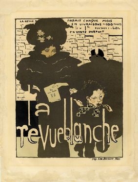  Pierre Bonnard  (Fontenay-aux-Roses, 1867 - Le Cannet, 1947) : La Revue Blanche.  - Asta Stampe e Disegni XVI-XX secolo, Dipinti dell'800 e del '900. - Libreria Antiquaria Gonnelli - Casa d'Aste - Gonnelli Casa d'Aste