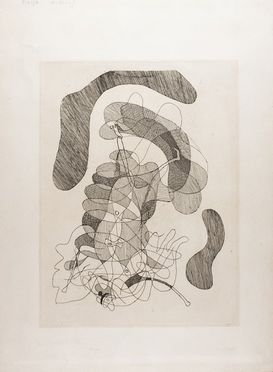 Georges Braque  (Argenteuil, 1882 - Parigi, 1963) : Thogonie.  - Asta Stampe, Disegni e Dipinti dal XVI al XX secolo - Libreria Antiquaria Gonnelli - Casa d'Aste - Gonnelli Casa d'Aste