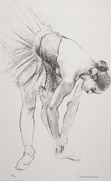  Francesco Messina  (Linguaglossa, 1900 - Milano, 1995) : Ballerina.  - Auction Prints, Drawings and Paintings from 16th until 20th centuries - Libreria Antiquaria Gonnelli - Casa d'Aste - Gonnelli Casa d'Aste