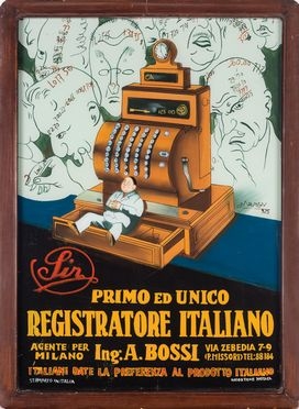  Achille Luciano Mauzan  (Gap, 1883 - 1952) : Sir. Primo ed unico registratore italiano.  - Auction Books & Graphics. Part I: Prints, Drawings & Paintings - Libreria Antiquaria Gonnelli - Casa d'Aste - Gonnelli Casa d'Aste