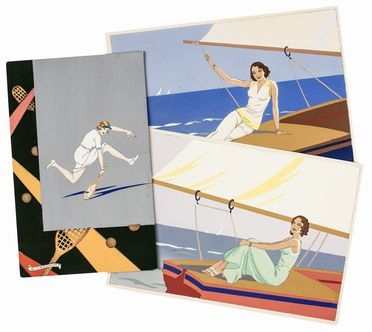  Giovanni Meschini  (Roma, 1888 - 1977) : Lotto di 7 cartoline, di cui 2 viaggiate.  - Auction Books & Graphics. Part I: Prints, Drawings & Paintings - Libreria Antiquaria Gonnelli - Casa d'Aste - Gonnelli Casa d'Aste