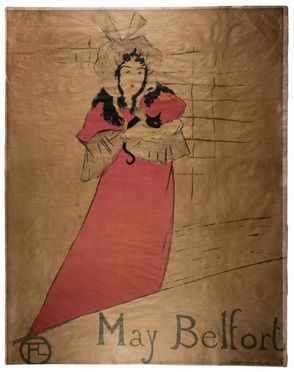  Henri (de) Toulouse-Lautrec  (Albi, 1864 - Malrom, 1901) : May Belfort.  - Asta Libri & Grafica. Parte I: Stampe, Disegni & Dipinti - Libreria Antiquaria Gonnelli - Casa d'Aste - Gonnelli Casa d'Aste