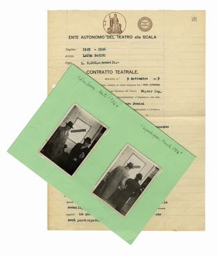  Stravinskij Igor' Fdorovic : 2 fotografie che ritraggono il compositore con altra persona non identificata.  - Asta Libri & Grafica - Libreria Antiquaria Gonnelli - Casa d'Aste - Gonnelli Casa d'Aste