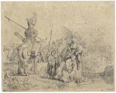  Rembrandt Harmenszoon van Rijn  (Leida,, 1606 - Amsterdam,, 1669) : Il battesimo dell'eunuco.  - Asta Libri & Grafica - Libreria Antiquaria Gonnelli - Casa d'Aste - Gonnelli Casa d'Aste