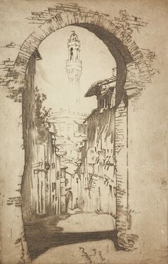  Giannino Marchig  (Trieste, 1897 - Ginevra, 1983) : Siena.  - Asta Libri & Grafica - Libreria Antiquaria Gonnelli - Casa d'Aste - Gonnelli Casa d'Aste