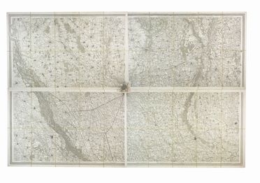 Quattro carte topografiche dei contorni di Milano fino a 25000 metri al Nord e 40000 all'Est.  - Asta Libri & Grafica - Libreria Antiquaria Gonnelli - Casa d'Aste - Gonnelli Casa d'Aste