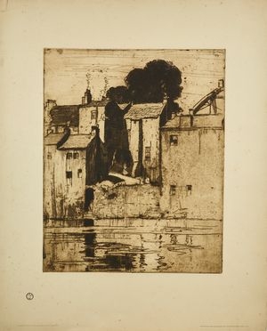  Frank William Brangwyn  (Bruges, 1867 - Ditchling, 1956) : Barnard Castle.  - Asta Libri & Grafica - Libreria Antiquaria Gonnelli - Casa d'Aste - Gonnelli Casa d'Aste