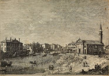  Antonio Canal (detto il Canaletto)  (Venezia, 1697 - 1768) : Al dolo.  - Asta Libri & Grafica - Libreria Antiquaria Gonnelli - Casa d'Aste - Gonnelli Casa d'Aste