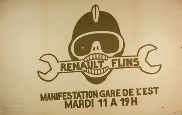 Renault flins. Manifestation Gare de l'est mardi 11 a 19h.  - Asta Libri & Grafica - Libreria Antiquaria Gonnelli - Casa d'Aste - Gonnelli Casa d'Aste