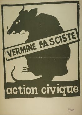 Vermine fasciste. Action civique.  - Asta Libri & Grafica - Libreria Antiquaria Gonnelli - Casa d'Aste - Gonnelli Casa d'Aste