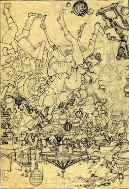  Maria Augusta Cavalieri  (Firenze, 1900 - Pelago, 1982) : Lotto di 4 illustrazioni per Pinocchio.  Luigi Cavalieri  (Bologna, 1869 - Fiesole, 1940)  - Auction Books & Graphics - Libreria Antiquaria Gonnelli - Casa d'Aste - Gonnelli Casa d'Aste