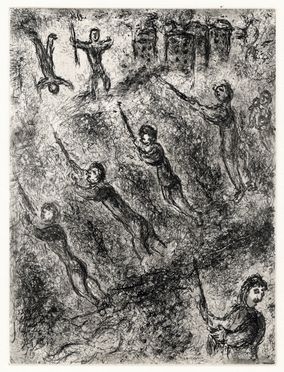  Marc Chagall  (Vitebsk, 1887 - St. Paul de  Vence, 1985) : La trincea.  - Auction Books & Graphics - Libreria Antiquaria Gonnelli - Casa d'Aste - Gonnelli Casa d'Aste
