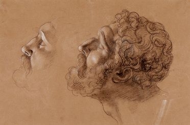  Pietro Benvenuti  (Arezzo, 1769 - Firenze, 1844) [attribuito a] : Studio di testa di uomo barbuto.  - Asta Libri & Grafica - Libreria Antiquaria Gonnelli - Casa d'Aste - Gonnelli Casa d'Aste