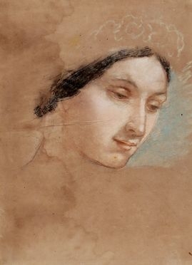  Pietro Benvenuti  (Arezzo, 1769 - Firenze, 1844) [attribuito a] : Testa femminile.  - Asta Libri & Grafica - Libreria Antiquaria Gonnelli - Casa d'Aste - Gonnelli Casa d'Aste