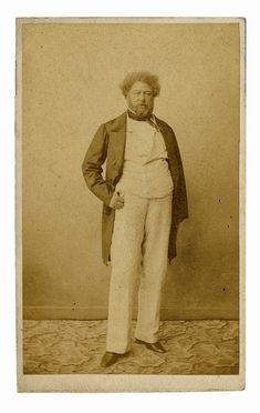  Alexandre (pre) Dumas  (1802 - 1870) : Ritratto fotografico. Albumina applicata su cartoncino.  - Asta Grafica & Libri - Libreria Antiquaria Gonnelli - Casa d'Aste - Gonnelli Casa d'Aste