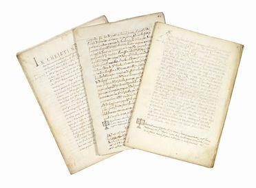 Raccolta di documenti notarili pergamenacei di ambito veneto.  - Asta Grafica & Libri - Libreria Antiquaria Gonnelli - Casa d'Aste - Gonnelli Casa d'Aste