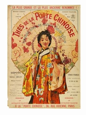  Ludek Marold  (Praga, 1865 - Praga, 1898) : Thes de la porte chinoise.  - Asta Grafica & Libri - Libreria Antiquaria Gonnelli - Casa d'Aste - Gonnelli Casa d'Aste
