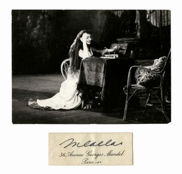  Callas Maria : Fotografia di scena. Violetta in Traviata.  - Asta Grafica & Libri - Libreria Antiquaria Gonnelli - Casa d'Aste - Gonnelli Casa d'Aste