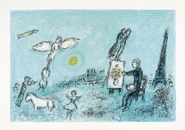 Derrire le miroir n. 246. Chagall.  Marc Chagall  (Vitebsk, 1887 - St. Paul de  Vence, 1985)  - Asta Grafica & Libri - Libreria Antiquaria Gonnelli - Casa d'Aste - Gonnelli Casa d'Aste