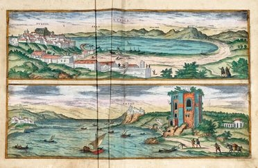  Georg Braun  (Colonia,, 1541 - 1622) : Puteoli / Baiae. (Pozzuoli e Baia).  Frans Hogenberg  (Mechelen,, 1535 - Colonia,, 1590)  - Asta Grafica & Libri - Libreria Antiquaria Gonnelli - Casa d'Aste - Gonnelli Casa d'Aste
