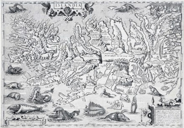  Abraham Ortelius  (Anversa, 1527 - 1598) : Islandia.  - Asta Stampe, disegni e dipinti antichi, moderni e contemporanei - Libreria Antiquaria Gonnelli - Casa d'Aste - Gonnelli Casa d'Aste