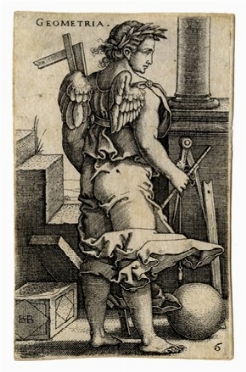  Hans Sebald Beham  (Norimberga,, 1500 - Francoforte,, 1550) : Geometria.  - Asta Arte antica, moderna e contemporanea - Libreria Antiquaria Gonnelli - Casa d'Aste - Gonnelli Casa d'Aste
