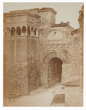  Robert Macpherson  (Dalkeith, 1814 - Roma, 1872) : Perugia. Arco Etrusco.  - Asta Fotografie storiche - Libreria Antiquaria Gonnelli - Casa d'Aste - Gonnelli Casa d'Aste