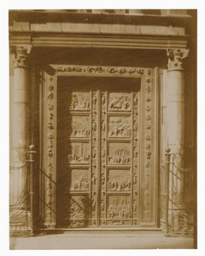  John Brampton Philpot  (Maidstone, 1812 - Firenze, 1878) : Firenze. Porta del Paradiso (Battistero).  - Asta Fotografie storiche - Libreria Antiquaria Gonnelli - Casa d'Aste - Gonnelli Casa d'Aste