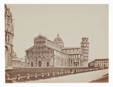  Enrico Van Lint  (Pisa, 1808 - 1884) : Pisa. Veduta del complesso monumentale del Duomo.  - Asta Fotografie storiche - Libreria Antiquaria Gonnelli - Casa d'Aste - Gonnelli Casa d'Aste