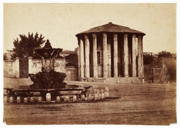  Tommaso Cuccioni  (Romà,  - Roma, 1864) [attribuito a] : Roma. Tempio di Vesta.  - Asta Fotografie storiche - Libreria Antiquaria Gonnelli - Casa d'Aste - Gonnelli Casa d'Aste