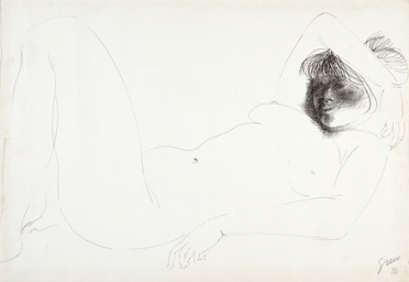  Emilio Greco  (Catania, 1913 - Roma, 1995) : Nudo femminile.  - Asta Arte Moderna e Contemporanea - Libreria Antiquaria Gonnelli - Casa d'Aste - Gonnelli Casa d'Aste
