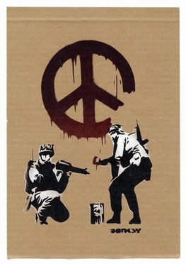  Banksy  (Bristol, 1974) : CND soldiers.  - Asta Arte Moderna e Contemporanea - Libreria Antiquaria Gonnelli - Casa d'Aste - Gonnelli Casa d'Aste