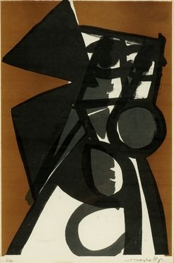  Ennio Morlotti  (Lecco, 1910 - Milano, 1992) : Senza titolo.  - Asta Arte Moderna e Contemporanea - Libreria Antiquaria Gonnelli - Casa d'Aste - Gonnelli Casa d'Aste