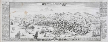  Gabriel Bodenehr  (Augusta, 1634 - 1727) : Genua oder Genova.  - Auction 	Ancient, modern and contemporary art - Libreria Antiquaria Gonnelli - Casa d'Aste - Gonnelli Casa d'Aste