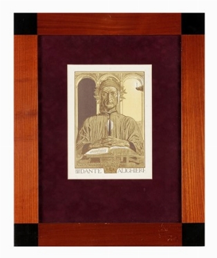  Adolfo De Carolis  (Montefiore dell'Aso, 1874 - Roma, 1928) : Dante Alighieri.  - Auction Modern and Contemporary Art [TIMED AUCTION - SECOND PART] - Libreria Antiquaria Gonnelli - Casa d'Aste - Gonnelli Casa d'Aste