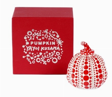  Yayoi Kusama  (Matsumoto, 1929) : Red and white Pumpkin.  - Asta Arte Moderna e Contemporanea [ASTA A TEMPO - PARTE II] - Libreria Antiquaria Gonnelli - Casa d'Aste - Gonnelli Casa d'Aste