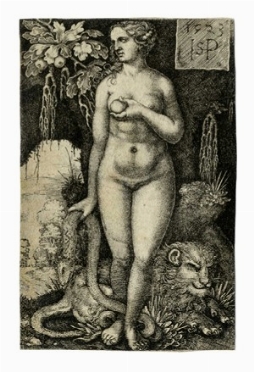  Hans Sebald Beham  (Norimberga,, 1500 - Francoforte,, 1550) : Eva.  - Asta Arte Antica [Parte I] - Libreria Antiquaria Gonnelli - Casa d'Aste - Gonnelli Casa d'Aste