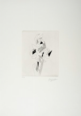  Gino Severini  (Cortona, 1883 - Parigi, 1966) : Arlecchino.  - Auction Modern and Contemporary Art [II Part ] - Libreria Antiquaria Gonnelli - Casa d'Aste - Gonnelli Casa d'Aste