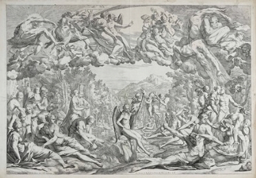  Pietro Testa  (Lucca, 1611 - Roma, 1650) : Allegoria della Primavera.  - Asta Arte Antica [Parte I] - Libreria Antiquaria Gonnelli - Casa d'Aste - Gonnelli Casa d'Aste