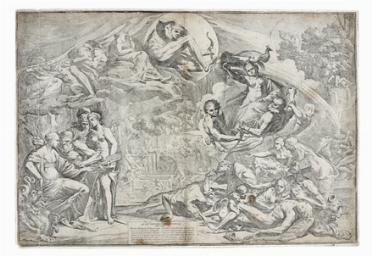  Pietro Testa  (Lucca, 1611 - Roma, 1650) : Allegoria dell'Estate.  - Asta Arte Antica [Parte I] - Libreria Antiquaria Gonnelli - Casa d'Aste - Gonnelli Casa d'Aste
