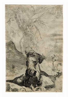  Federico Barocci  (Urbino, 1528 - 1612) : Le stigmate di san Francesco.  - Asta Arte Antica [Parte I] - Libreria Antiquaria Gonnelli - Casa d'Aste - Gonnelli Casa d'Aste