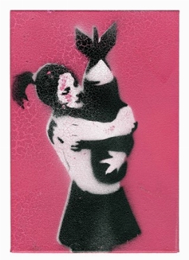  Banksy  (Bristol, 1974) : Dismaland. Bomb Hugger.  - Asta Arte Moderna e Contemporanea [Parte II] - Libreria Antiquaria Gonnelli - Casa d'Aste - Gonnelli Casa d'Aste