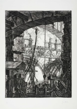  Giovanni Battista Piranesi  (Mogliano Veneto, 1720 - Roma, 1778) : La piazza grande.  - Auction Ancient Art [I Part] - Libreria Antiquaria Gonnelli - Casa d'Aste - Gonnelli Casa d'Aste