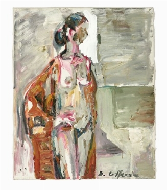  Silvio Loffredo  (Parigi, 1920 - Trebiano, 2013) : Nudo femminile.  - Asta Arte Antica, Moderna e Contemporanea [Parte II] - Libreria Antiquaria Gonnelli - Casa d'Aste - Gonnelli Casa d'Aste