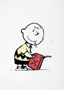 Banksy  (Bristol, 1974) : Charlie Brown.  - Asta Arte Antica, Moderna e Contemporanea [Parte II] - Libreria Antiquaria Gonnelli - Casa d'Aste - Gonnelli Casa d'Aste