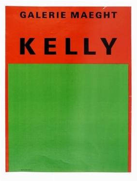  Ellsworth Kelly  (Newburgh, 1923 - Spencertown, 2015) : Green Red per Galerie Maeght.  - Asta Arte Antica, Moderna e Contemporanea [Parte II] - Libreria Antiquaria Gonnelli - Casa d'Aste - Gonnelli Casa d'Aste