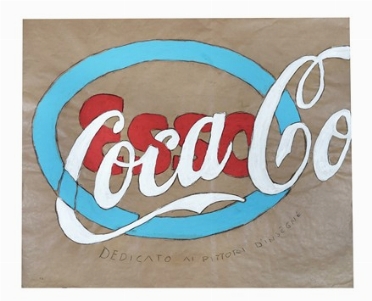 Mario Schifano  (Homs, 1934 - Roma, 1998) [da] : Esso Coca-Cola.  - Asta Arte Antica, Moderna e Contemporanea [Parte II] - Libreria Antiquaria Gonnelli - Casa d'Aste - Gonnelli Casa d'Aste