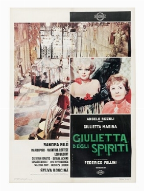 Giulietta degli spiriti.  Federico Fellini  (Rimini, 1920 - Roma, 1993)  - Asta Arte Moderna e Contemporanea [Parte II] - Libreria Antiquaria Gonnelli - Casa d'Aste - Gonnelli Casa d'Aste