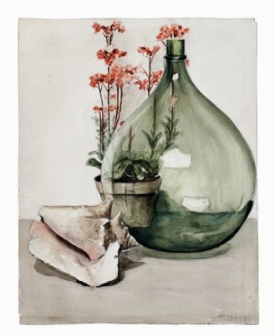  Bartolomeo Bezzi  (Fucine d'Ossana, 1851 - Cles, 1923) : Natura morta.  - Auction  [..]