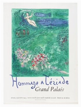  Marc Chagall  (Vitebsk, 1887 - St. Paul de  Vence, 1985) : Hommage a Triade.  - Asta Arte Moderna e Contemporanea [Parte II] - Libreria Antiquaria Gonnelli - Casa d'Aste - Gonnelli Casa d'Aste